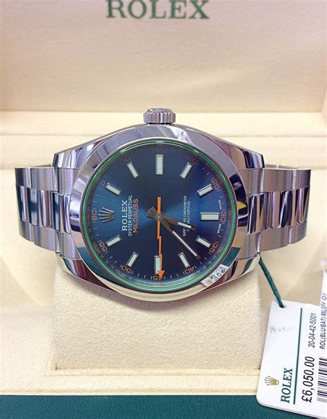 rolex milgauss green sapphire replica